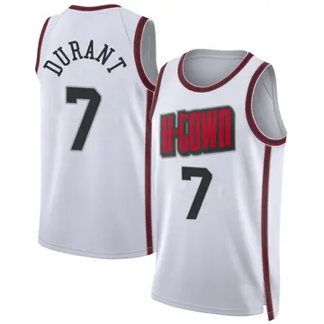 Houston Rockets Kevin Durant 2024/25 City Edition Jersey - Men's Swingman White